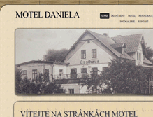 Tablet Screenshot of moteldaniela.cz